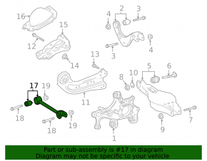 Rear left transverse control arm Lexus UX200 19-