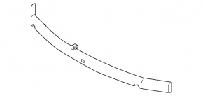 Front bumper upper absorber for Toyota Camry 25-26