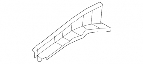 Toyota Avalon 05-12 right fender apron outer panel
