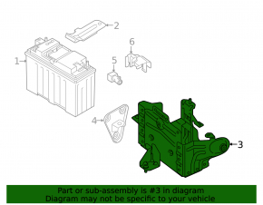 Battery Bracket Li-ion BMW 5 G30 17-23