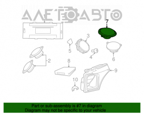 Subwoofer Dodge Challenger 09-11