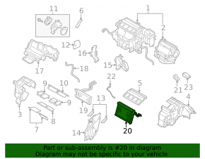 Subaru Outback 15-19 Evaporator