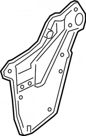 Inner door panel front left Infiniti QX50 19-25