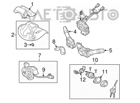Ignition switch Hyundai Sonata 11-15