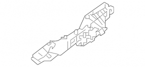 Rear left door handle mechanism Hyundai Tucson 16-21