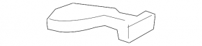 Left inner front bumper mount for Hyundai Veloster 12-17