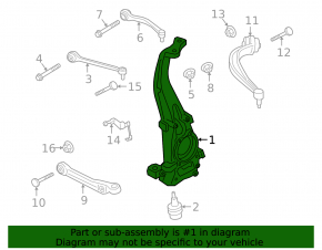 Front right axle shaft for Porsche Cayenne 19-26