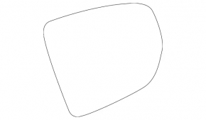 Left-hand mirror element for Mercedes GLC 16-22, heated, auto-dimming