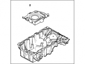 Engine sump Ford Explorer 13-19 3.5 type 2
