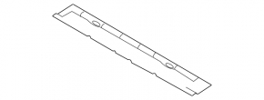 Lower radiator deflector Ford Explorer 16-19