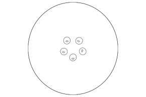 Wheel disk R18 Ford Edge 15-24 dark gray, type 2 SE, SEL