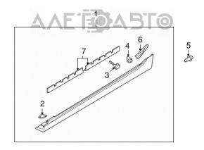 Left threshold Mazda6 09-13
