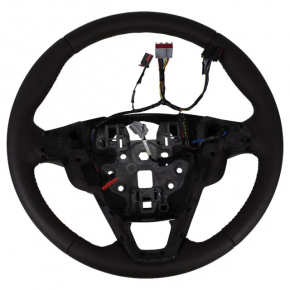 Naked steering wheel Ford Fusion mk5 13-20 leather, brown, scratches