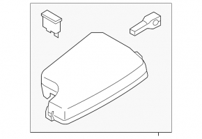 Mazda CX-5 17- Underhood Fuse Box Cover