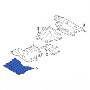 Engine protection Ford Escape MK4 20 - metal