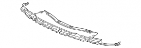 Front bumper protection central Volkswagen ID.4 21-23