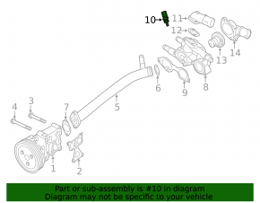 Coolant Temperature Sensor Mitsubishi Eclipse Cross 18-26 1.5