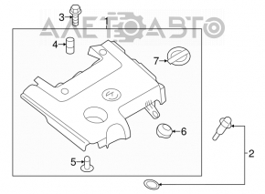 Nissan Murano Z51 Engine Cover (09-14)