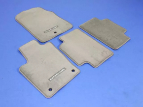 Set of floor mats for Dodge Durango 11-12, beige cloth, for 2 rows