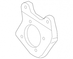 Rear Right Hub Mounting Bracket Chevrolet Volt 11-15