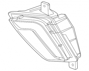 Right daytime running lights (DRL) for Chevrolet Volt 16-sand