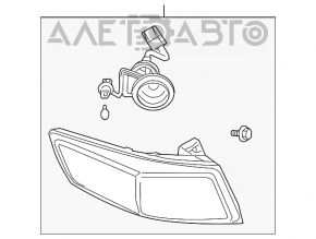 Left outer fender light for Infiniti FX35 FX45 03-06 pre-restoration USA