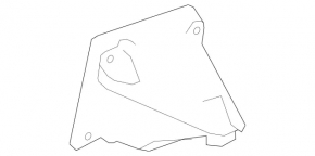 Engine bracket left Mercedes W164 ML V6