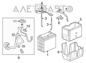 Battery tray Honda CRV 17-19