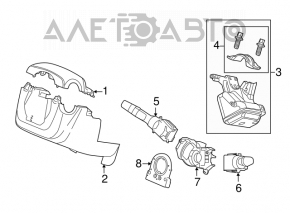 Steering column switch right Acura ILX 13-22