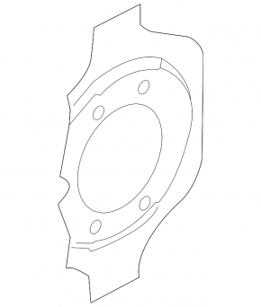 Brake Disc Cover Front Left Infiniti Q50 14-24