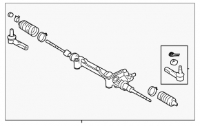 Lexus LX570 08-21 Power Steering Rack