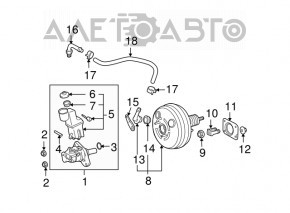Vacuum Booster Toyota Highlander 01-07