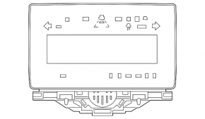 Instrument cluster BMW i3 14-17