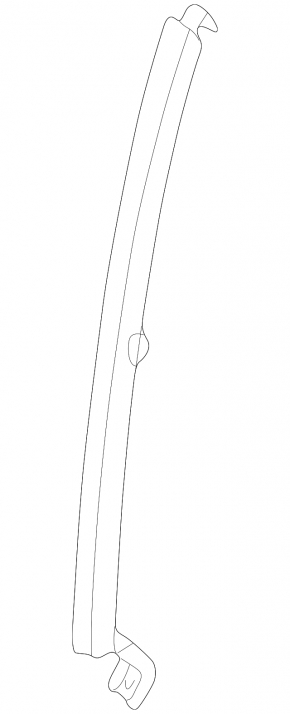 Rear left door glass guide for Lexus ES300 ES330