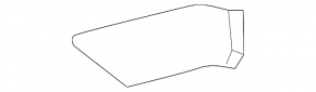 Toyota Camry v70 18-24 black rear right inner door handle plug