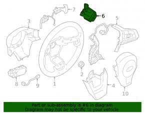 Heated steering wheel button for Subaru Forester 2025-2026