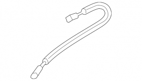 Boot lid lock cable Audi A6 C7 12-18