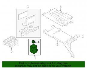 Audi A4 B9 17-25 Multimedia Volume Control Panel