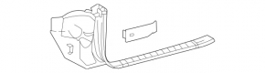 Door sill trim inner front left Mercedes W167 GLE 350 450 20-23 black