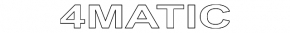 Mercedes X247 GLB 20-26 4MATIC tailgate emblem