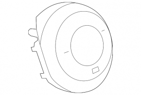 Airbag in steering wheel driver Mazda 3 19- black, type 1