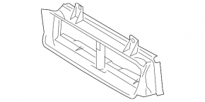 Lower radiator duct for Ford Focus mk3 11-14 2.0