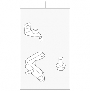 Upper front right door hinge Ford Mustang mk6 15-