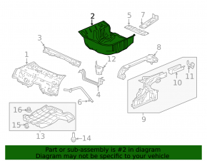 Trunk tray Honda HR-V 16-22