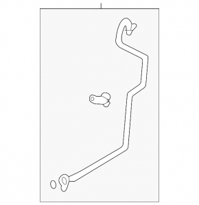 VW Jetta 22-26 1.4T Turbo Oil Supply Line