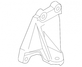 Engine mount bracket left Nissan Leaf 13-17