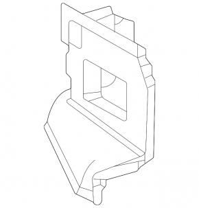 Left lower radiator deflector for Lexus RX350 RX450h 23-26 Japan built