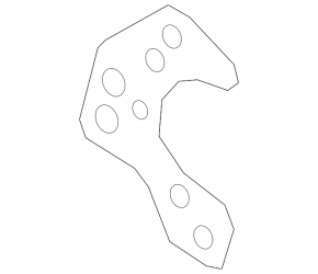 Bracket of the inlet pipe right BMW X7 G07 19-22 N63