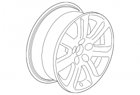 Wheel disk R18 Cadillac CTS 14 - chrome