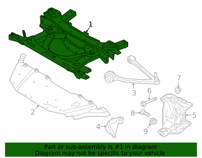 Front subframe BMW i3 14-20